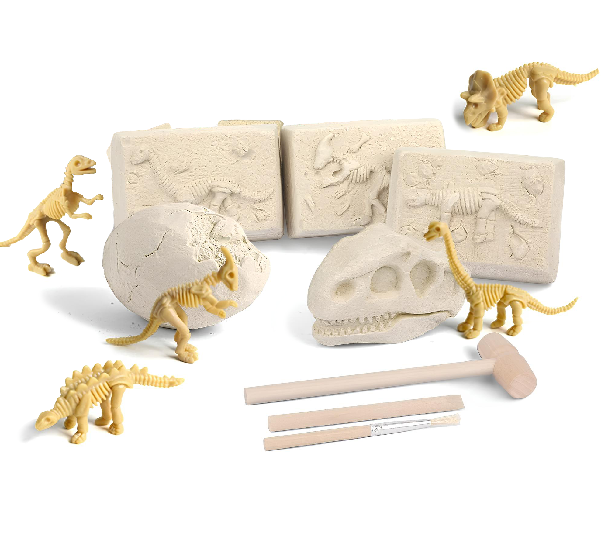 Zawartość zestawu dinozaury