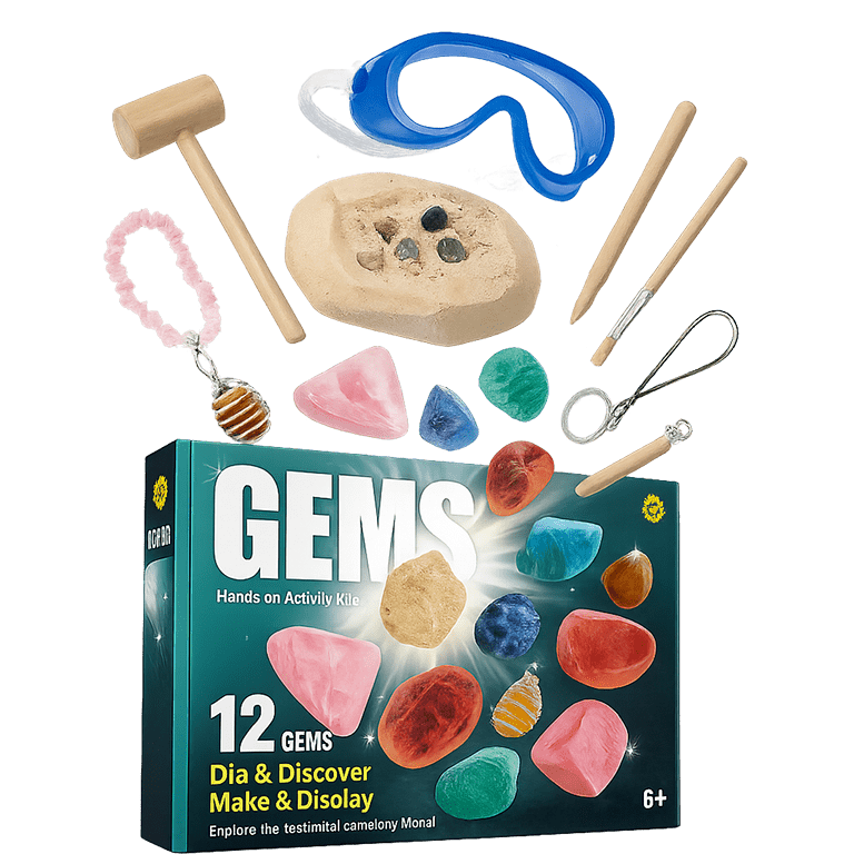 Zestaw wykopaliskowy Smocze Jajo – pudełko, jajko i akcesoria